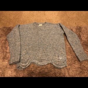 Light blue sweater